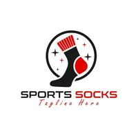 des sports chaussettes illustration logo vecteur