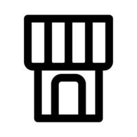 vendeur icône contour style conception. symbole pour votre la toile site conception, logo, application, ui. vecteur