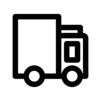 livraison un camion icône vecteur. symbole pour votre la toile site conception, logo, application, ui. vecteur