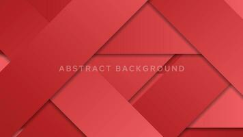 abstrait rouge Contexte avec géométrique forme composition et ombre vecteur