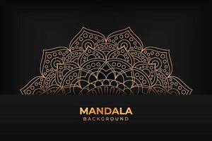 fond de mandala de luxe vecteur