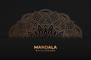 fond de mandala de luxe vecteur