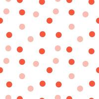 rouge point sans couture modèle sur blanc Contexte. vecteur