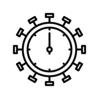 icône de vecteur de minuterie