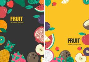 biologique des fruits et collations, promotionnel bannière vecteur