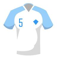 football joueur T-shirt avec nombre, des sports vêtements vecteur
