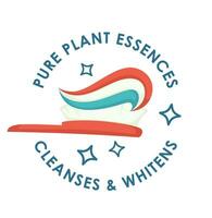 pur plante essences nettoyage et blanchir les dents vecteur