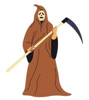 crier Halloween costume personnage avec faux vecteur