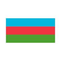 nationale pays drapeau de Azerbaïdjan vecteur