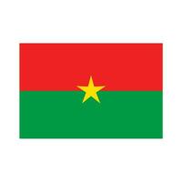 nationale pays drapeau de burkina faso vecteur