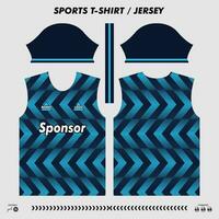 vecteur T-shirt sport conception, sublimation Jersey