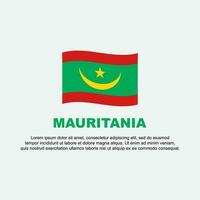 Mauritanie drapeau Contexte conception modèle. Mauritanie indépendance journée bannière social médias poste. Mauritanie Contexte vecteur