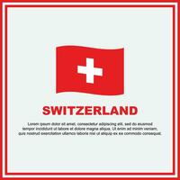 Suisse drapeau Contexte conception modèle. Suisse indépendance journée bannière social médias poste. Suisse bannière vecteur