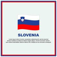 slovénie drapeau Contexte conception modèle. slovénie indépendance journée bannière social médias poste. slovénie bannière vecteur