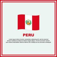 Pérou drapeau Contexte conception modèle. Pérou indépendance journée bannière social médias poste. bannière vecteur