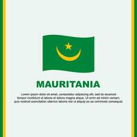 Mauritanie drapeau Contexte conception modèle. Mauritanie indépendance journée bannière social médias poste. dessin animé vecteur