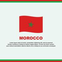 Maroc drapeau Contexte conception modèle. Maroc indépendance journée bannière social médias poste. Maroc conception vecteur