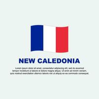 Nouveau calédonie drapeau Contexte conception modèle. Nouveau calédonie indépendance journée bannière social médias poste. Nouveau calédonie Contexte vecteur