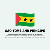 sao tome et principe drapeau Contexte conception modèle. sao tome et principe indépendance journée bannière social médias poste. Contexte vecteur