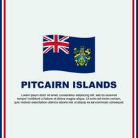 Pitcairn îles drapeau Contexte conception modèle. Pitcairn îles indépendance journée bannière social médias poste. Pitcairn îles dessin animé vecteur