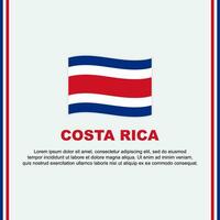 costa rica drapeau Contexte conception modèle. costa rica indépendance journée bannière social médias poste. costa rica dessin animé vecteur