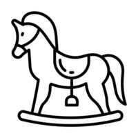 balancement cheval icône dans vecteur. illustration vecteur