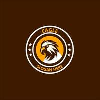 Aigle tête Aigle logo symbole - jeu logo élégant élément pour marque vecteur