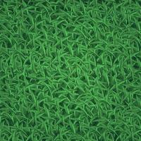 herbe verte lumineuse réaliste, fond de pelouse - vecteur