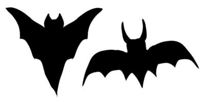 illustration vectorielle de chauve-souris halloween dessinés à la main vecteur