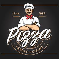 emblème de pizzeria