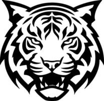 tigre - minimaliste et plat logo - vecteur illustration