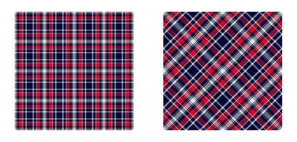 plaid modèle sans couture vecteur Contexte. tartan dans foncé bleu, du vin rouge pour flanelle chemise ou autre moderne en tissu conception. Bande vecteur texture.