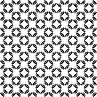 motif abstrait sans couture noir et blanc. arrière-plan et toile de fond. conception ornementale en niveaux de gris. vecteur