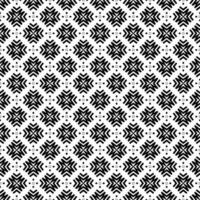 motif abstrait sans couture noir et blanc. arrière-plan et toile de fond. conception ornementale en niveaux de gris. vecteur