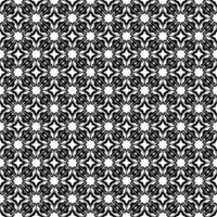 motif abstrait sans couture noir et blanc. arrière-plan et toile de fond. conception ornementale en niveaux de gris. vecteur