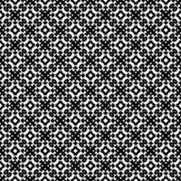 motif abstrait sans couture noir et blanc. arrière-plan et toile de fond. conception ornementale en niveaux de gris. vecteur