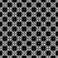 motif abstrait sans couture noir et blanc. arrière-plan et toile de fond. conception ornementale en niveaux de gris. vecteur