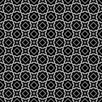 motif abstrait sans couture noir et blanc. arrière-plan et toile de fond. conception ornementale en niveaux de gris. vecteur