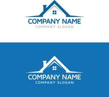 réel biens logo conception. bâtiment logo conception. Accueil logo conception. maison logo conception vecteur