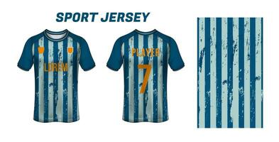 sport Jersey conception en tissu textile pour sublimation vecteur