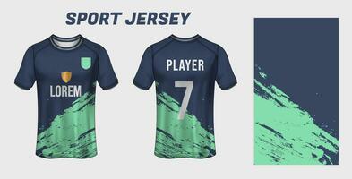 sport Jersey conception en tissu textile pour sublimation vecteur