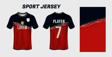 sport Jersey conception en tissu textile pour sublimation vecteur