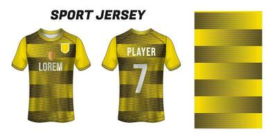 sport Jersey conception en tissu textile pour sublimation vecteur