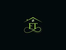 réel biens pi logo l'image de marque, minimaliste pi bâtiment luxe Accueil logo icône vecteur