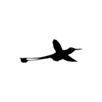 en volant colibri silhouette, pouvez utilisation art illustration, site Internet, logo gramme, pictogramme ou graphique conception élément. vecteur illustration