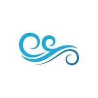 l'eau vague logo vecteur et symbole modèle