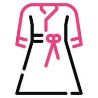 hanbok icône illustration, pour uiux, infographie, etc vecteur