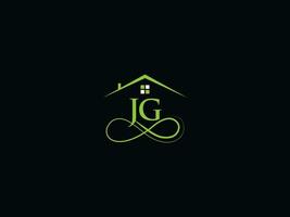 moderne jg logo icône vecteur, monogramme jg logo icône pour votre bâtiment affaires vecteur