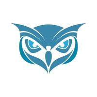 création de logo de hibou vecteur