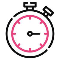 chronomètre icône illustration, pour uiux, infographie, etc vecteur